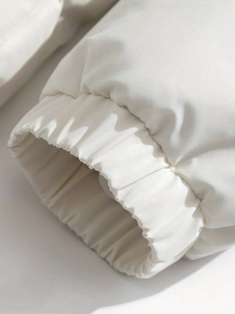 Luxury Winter Puffer Hooded Jacket with Plush Inner Lining