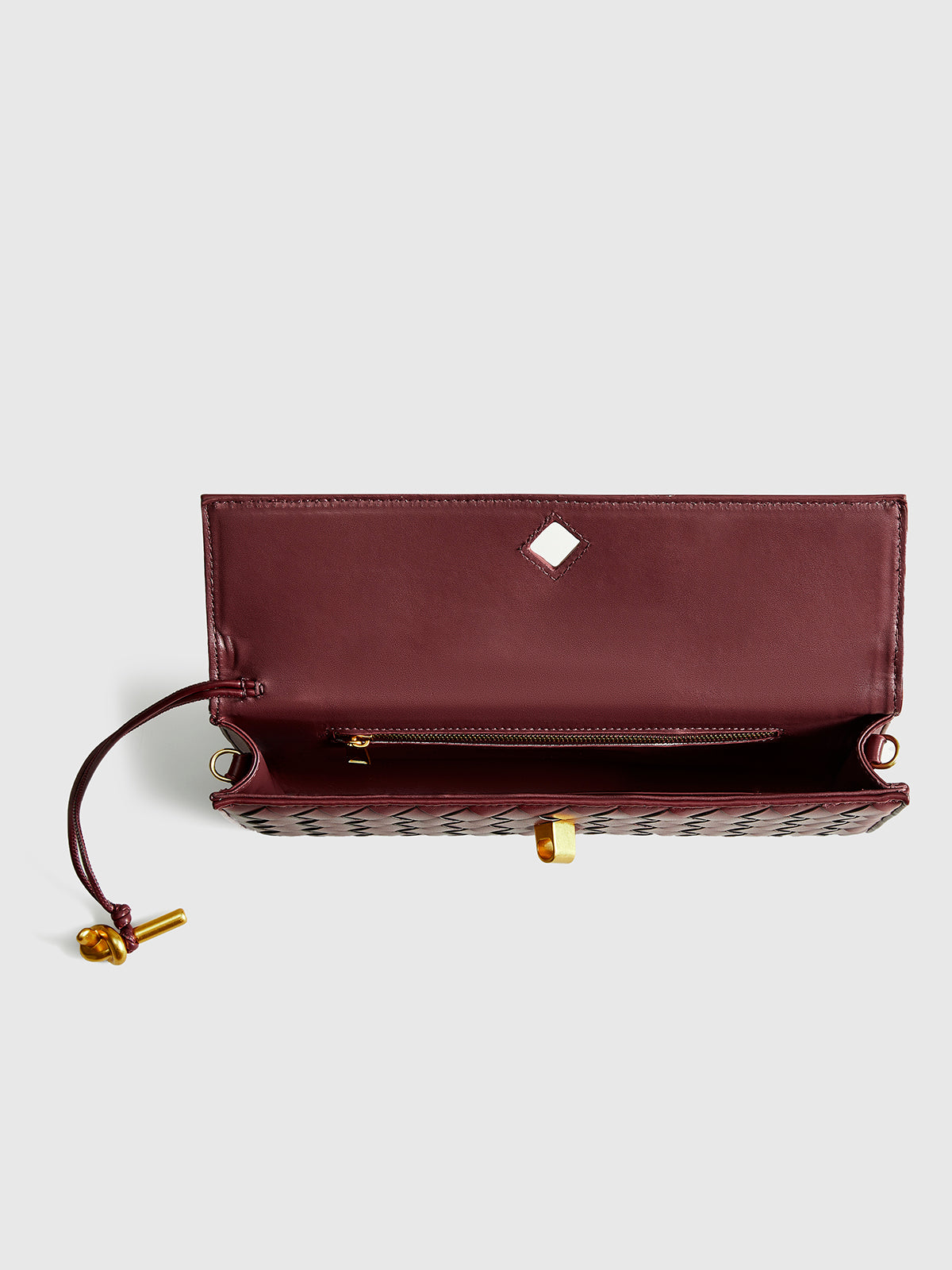 Woven Flap Clutch and Shoulder Bag – Versatile Elegant Design