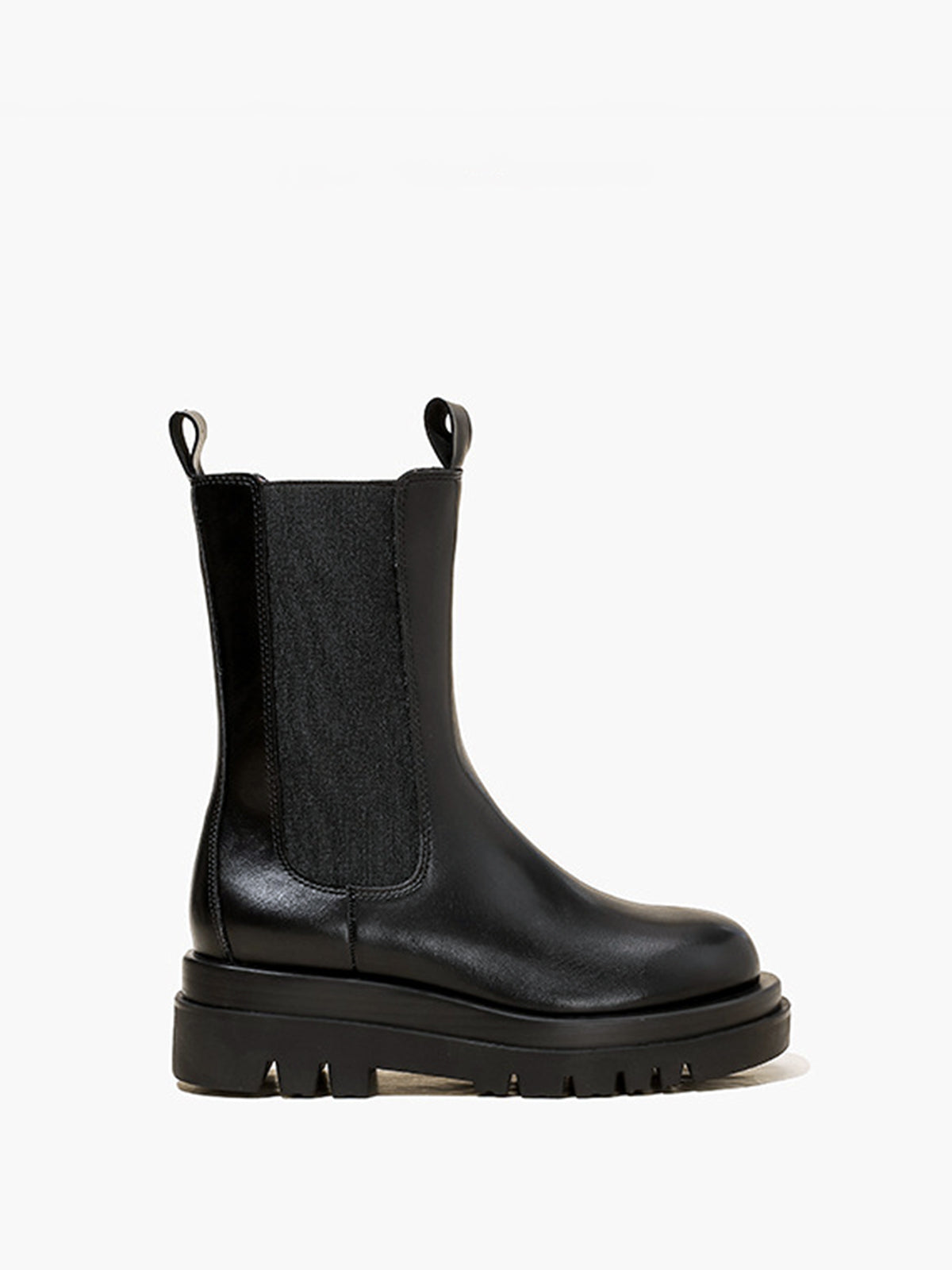 Chunky Sole Chelsea Boots for Modern Urban Style