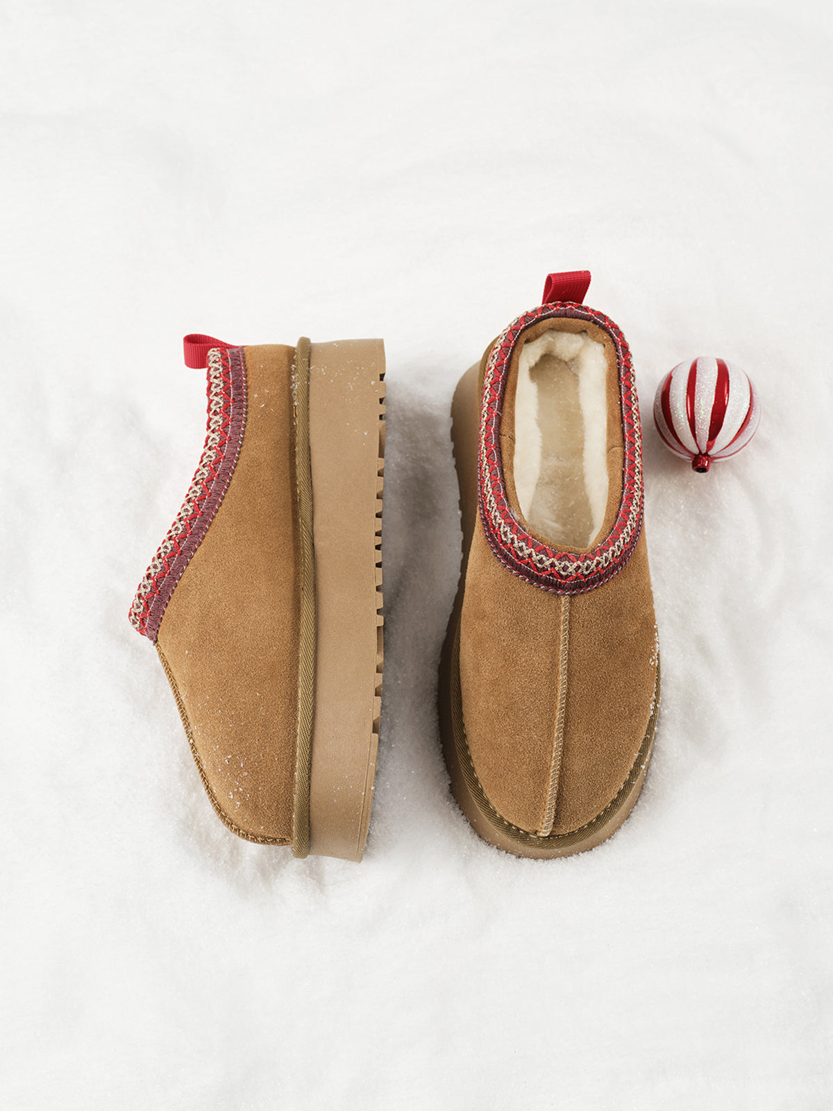 Platform Slip-On Winter Slippers for Warm Everyday Comfort