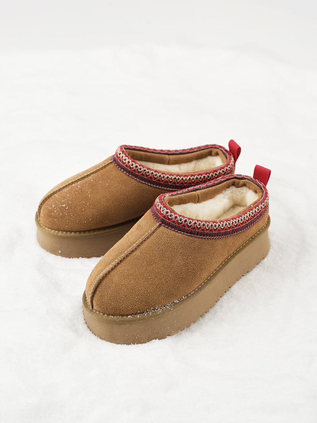 Platform Slip-On Winter Slippers for Warm Everyday Comfort