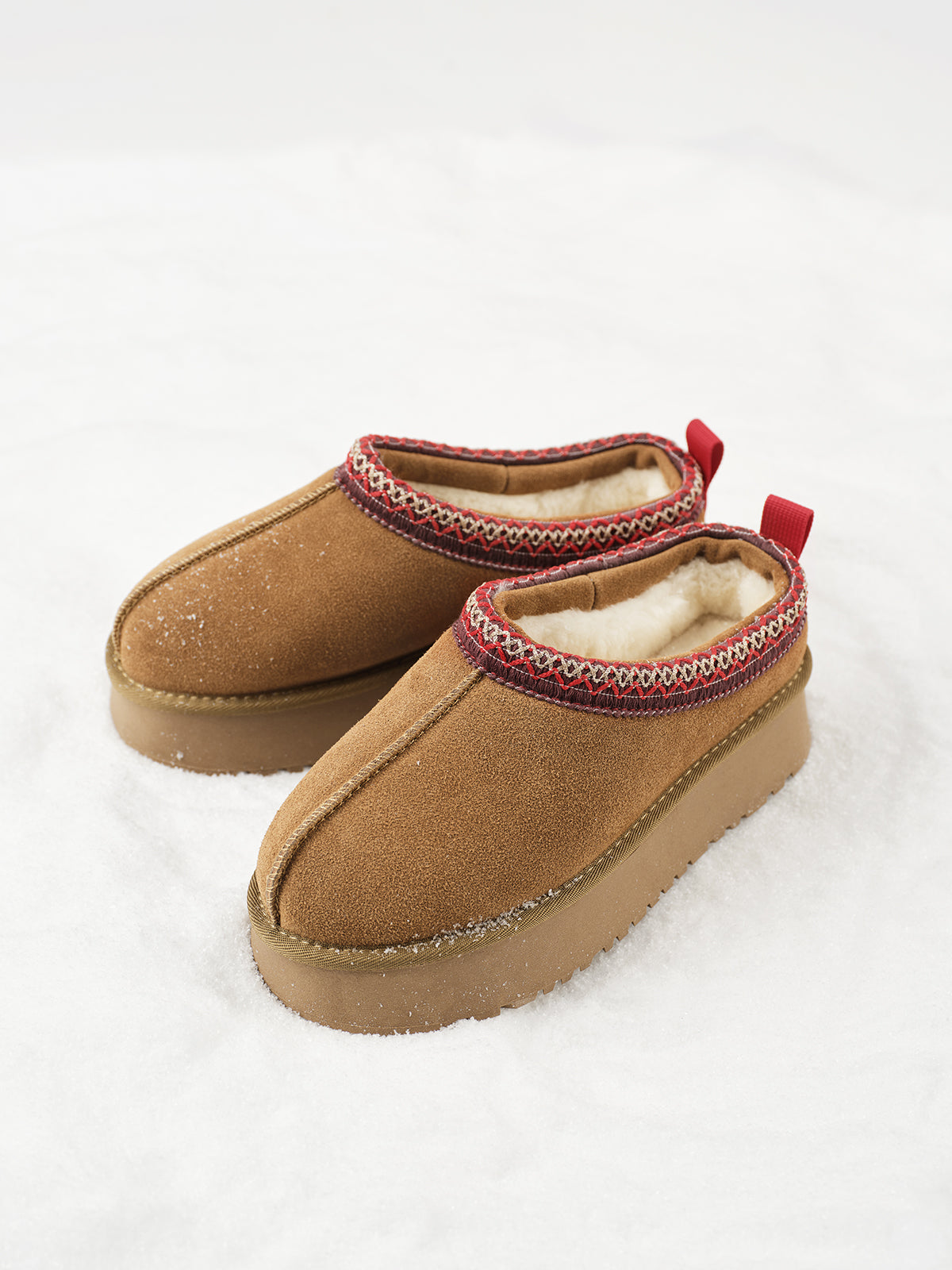 Platform Slip-On Winter Slippers for Warm Everyday Comfort
