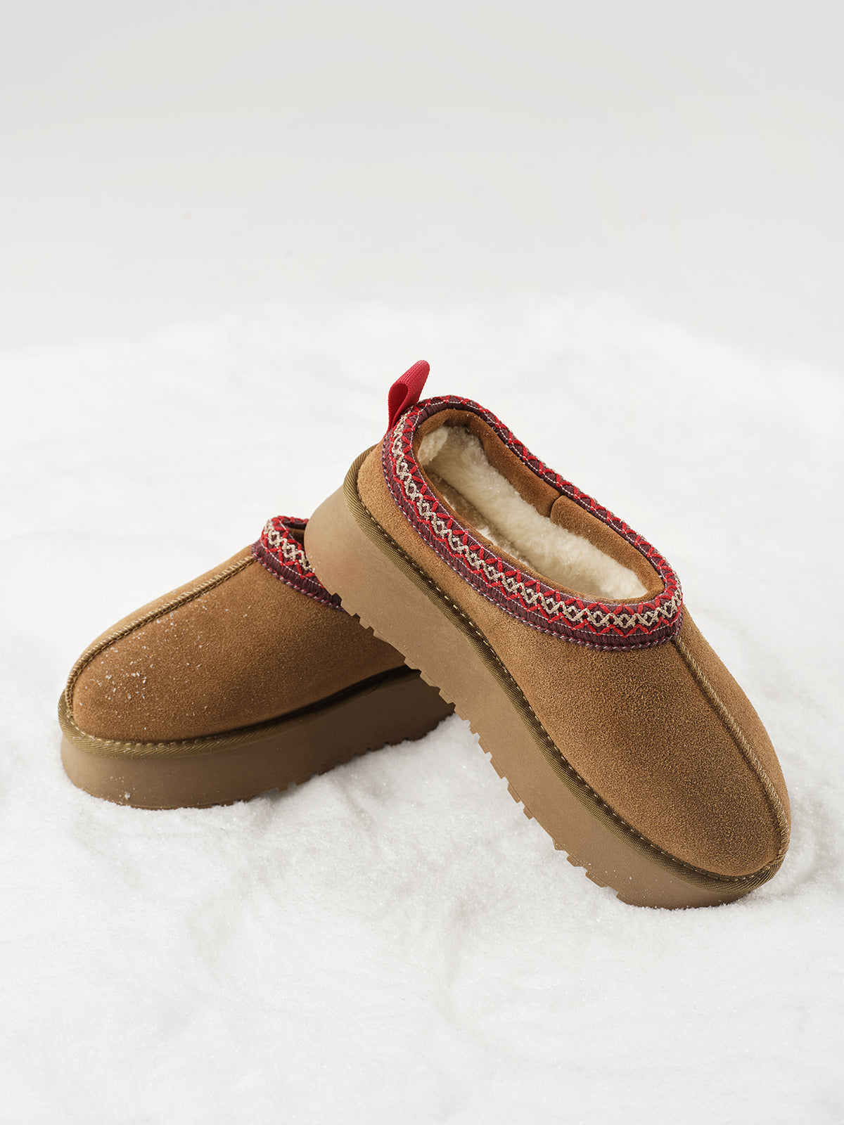 Platform Slip-On Winter Slippers for Warm Everyday Comfort