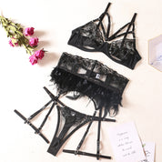 Cali Luxury  Feather Lingerie