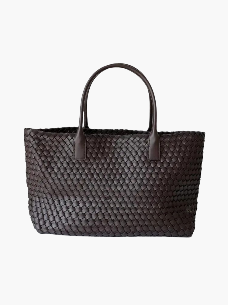 Luxe Woven Tote Bag with Elegant Handcrafted Design
