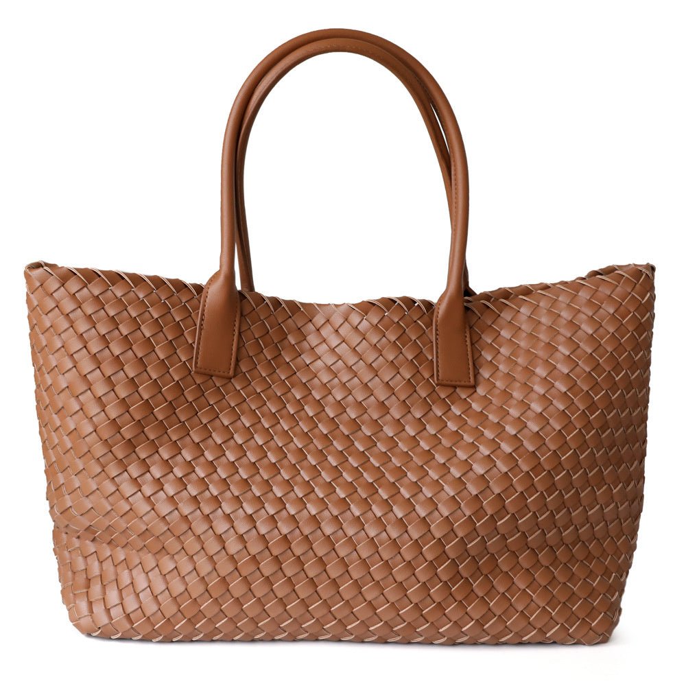 Luxe Woven Tote Bag with Elegant Handcrafted Design