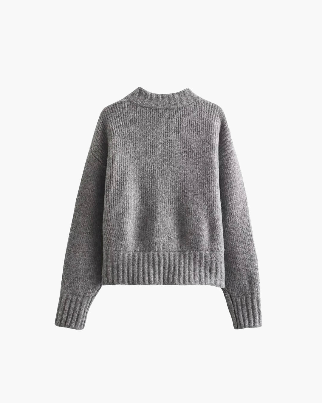 Vintage-Inspired Zip Knit Cardigan for All Seasons