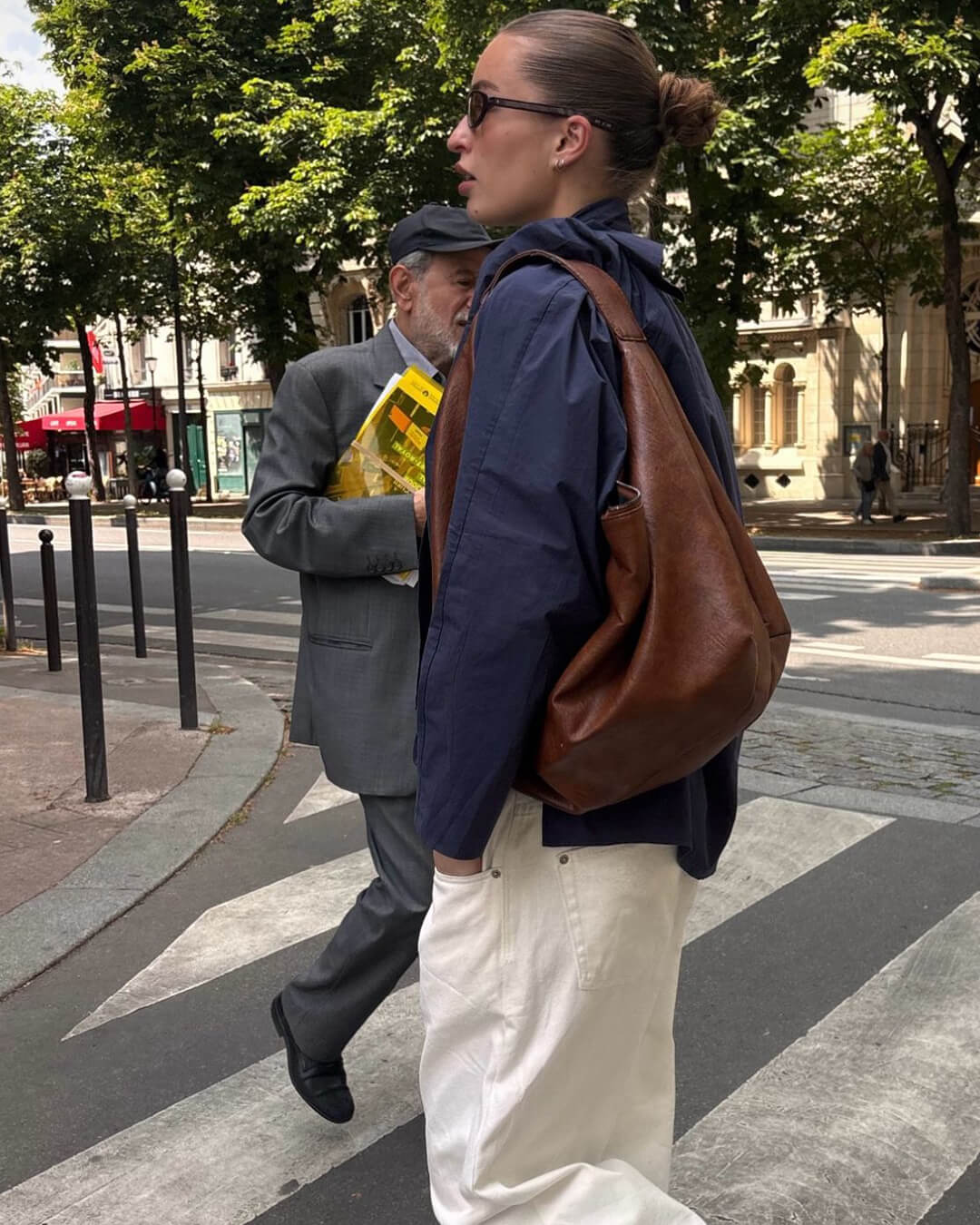 Hobo Vegan Leather Shoulder Bag – Elegant Slouchy Tote